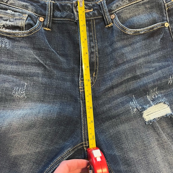 KanCan Dark Blue Distressed Skinny Jeans - Picture 7 of 11